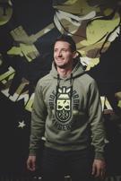 PRIDE OR DIE dangerous hoodie-khaki